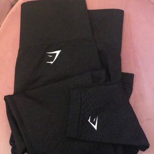 Gymshark black leggings. Large.